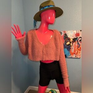 Free People Crop Sweater